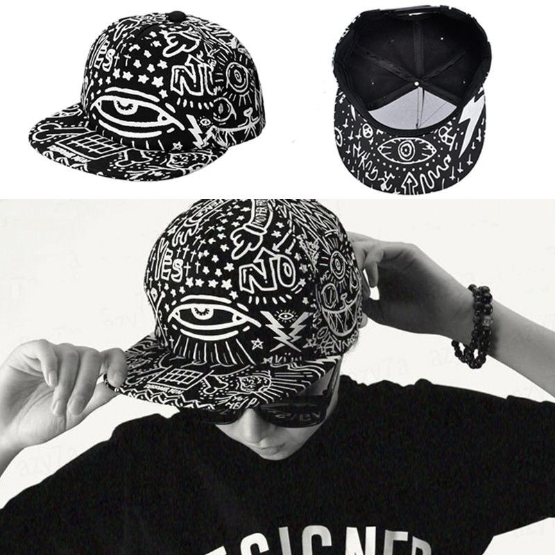 Mũ bóng chày nam Kwon Jilong phong cách hip-hop, vành phẳng - I2.1 Q2026Q