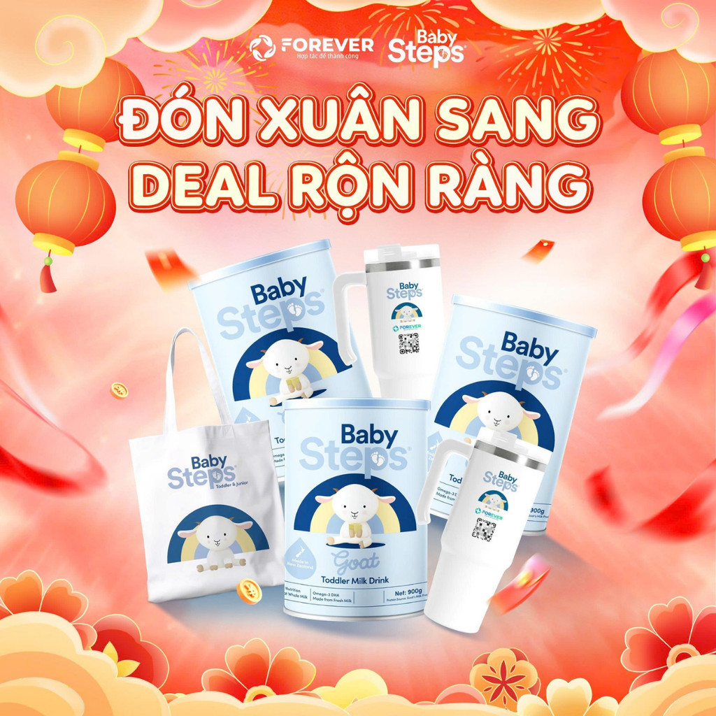 (QUÀ TẶNG) Sữa Dê Baby Steps Forever  (HÀNG TẶNG KHÔNG BÁN)