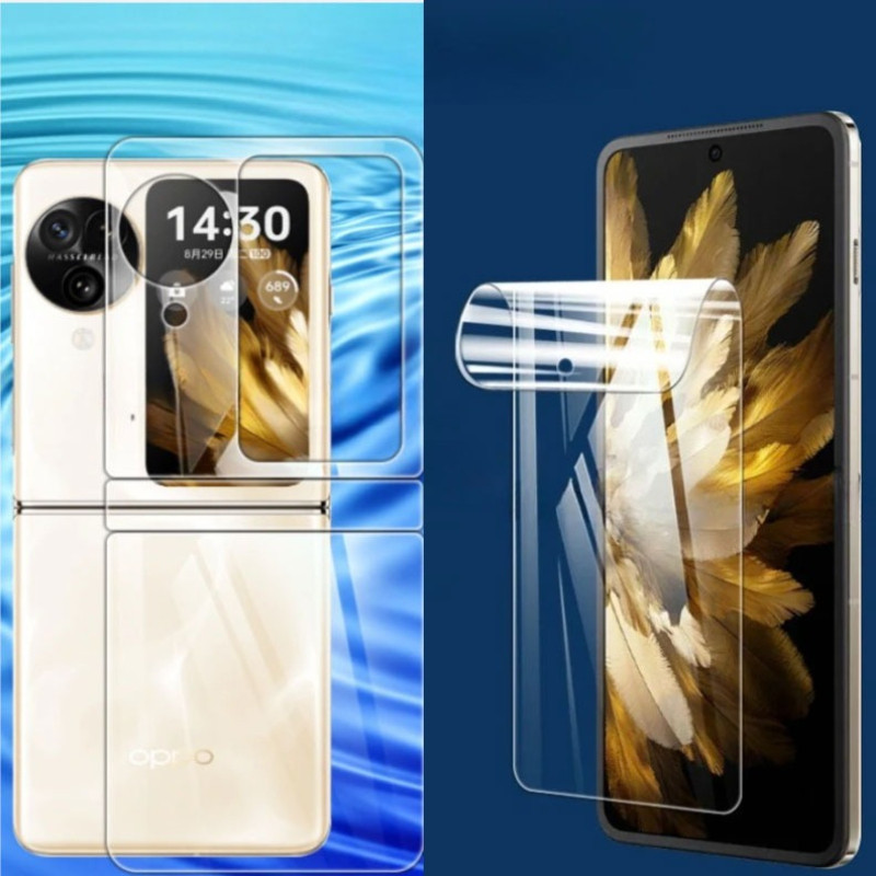 Phim Hydrogel 3in1 Cho OPPO Find N3 Flip Find N2 Flip Ultra Clear Hydrogel Film Phim Bảo Vệ Màn Hình