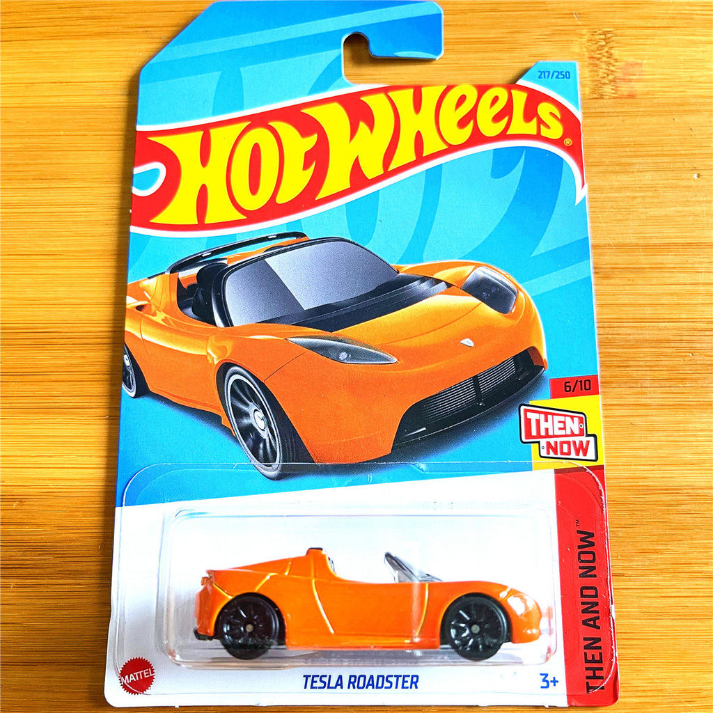HOTWHEELS Hot Wheels Hợp Kim Xe Thể Thao Nhỏ 23M Lô Tesla Tesla ROADSTER mui trần Supercar