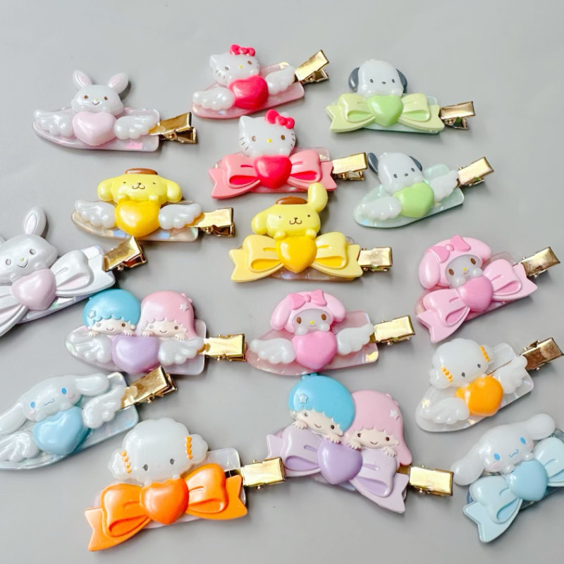 Miễn Phí Vận Chuyển Trên 38 Yuan - Kẹp Tóc Thỏ Kuro Cao Cấp, Thiết Kế Dễ Thương