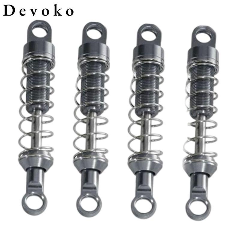 4 RC Giảm Chấn Lò Xo Kim Loại Nâng Cấp, Phụ Kiện Lắp Ráp, Phụ Kiện Giảm Chấn Cho Xe 1: 12 Mn168 Mn78