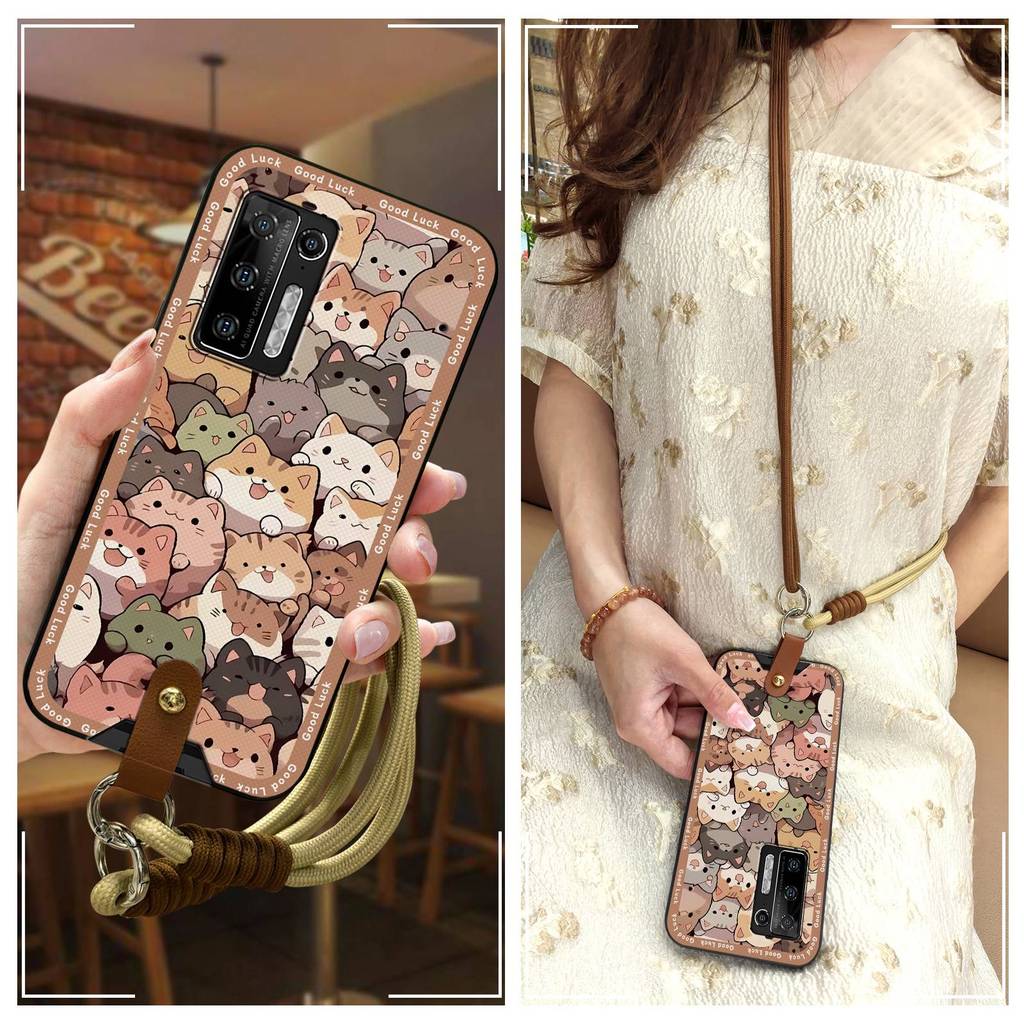 Ốp Điện Thoại Graffiti Silicon Cho Doogee S97 Pro Chống Va Đập Đeo Chéo Dây TPU Bền Chống Sốc Thiết 