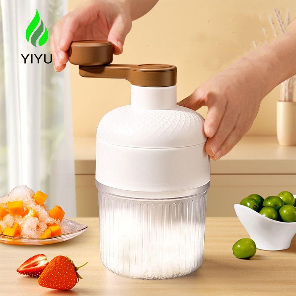 Máy làm đá Mini YIYU, Máy nghiền đá thủ công di động, bền bỉ với khuôn đá viên vận hành bằng tay Máy đá đá đá nhỏ Dụng cụ nhà bếp