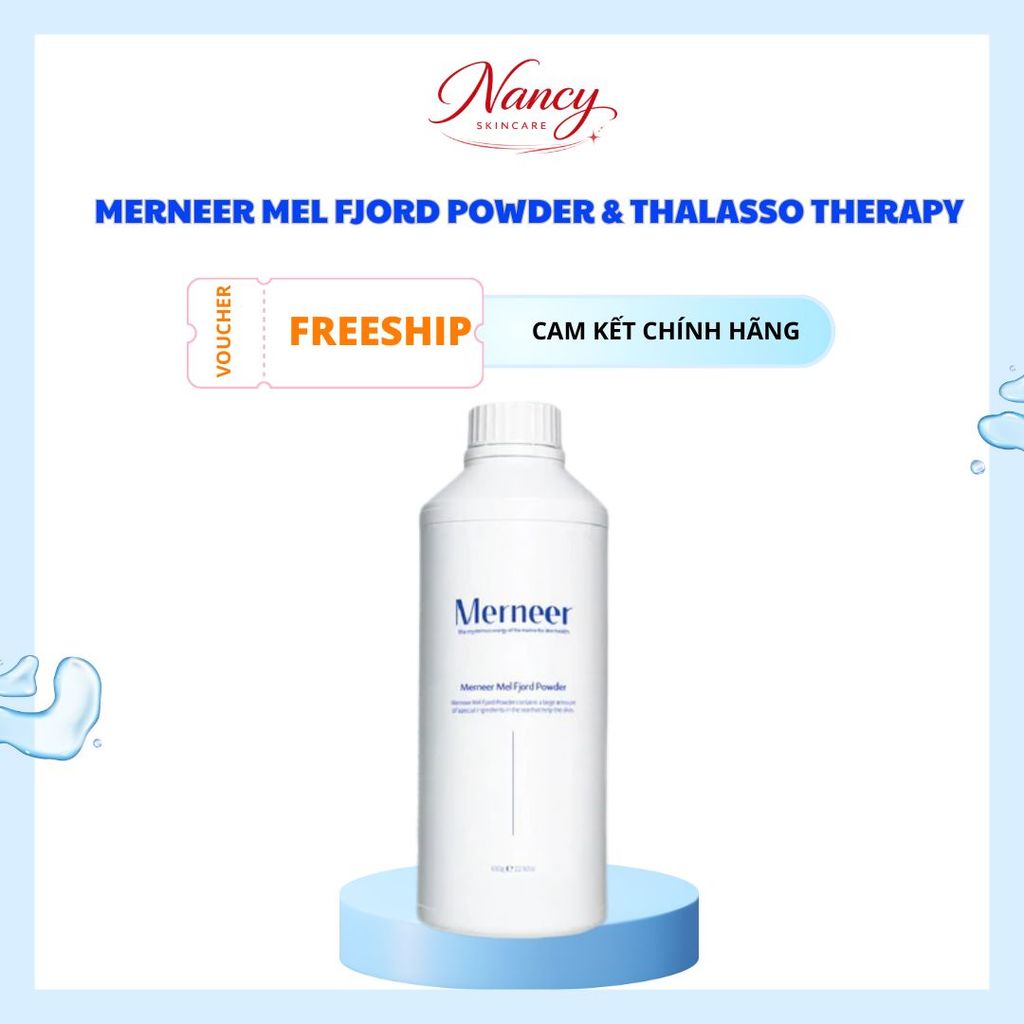 (50g dùng thử) Mặt Nạ Tảo Biển Merneer Mel Fjord Powder & Thalasso Therapy
