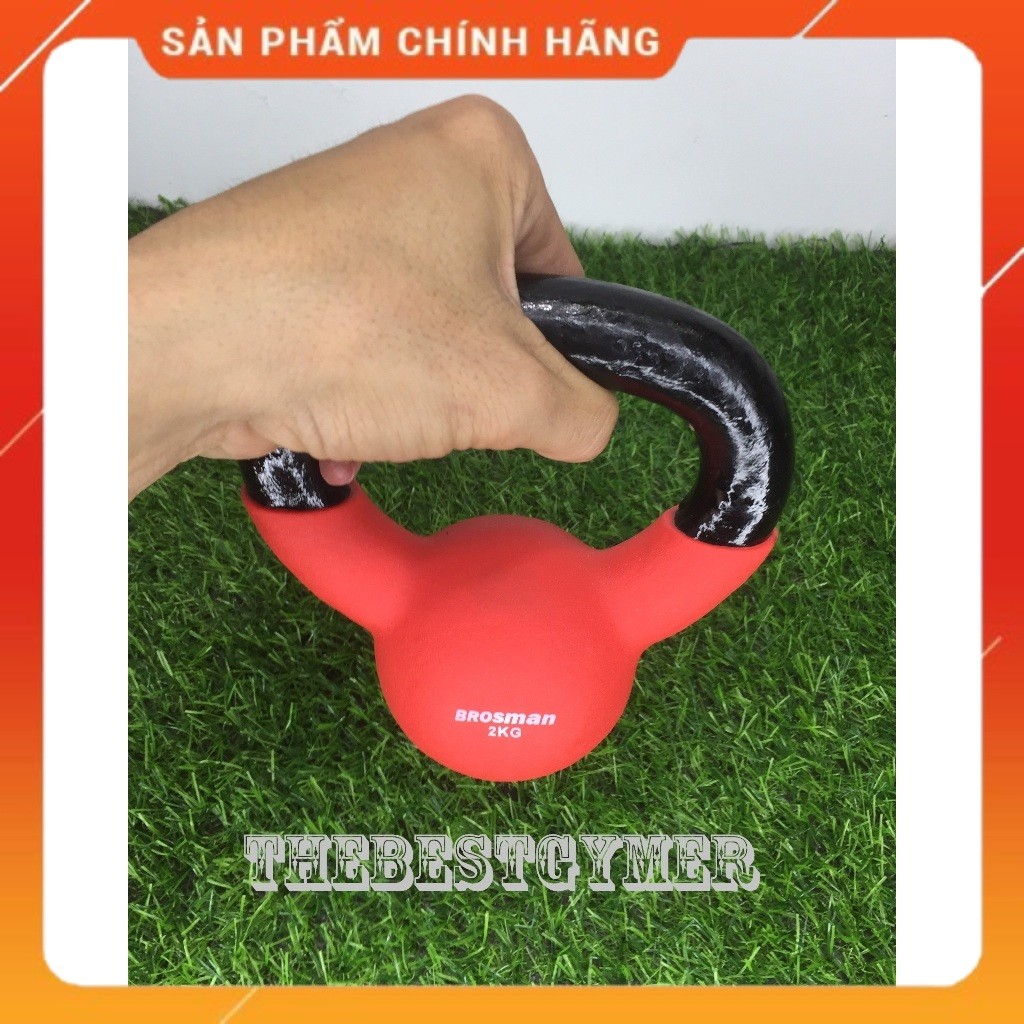 {Chính Hãng} Tạ ấm 2kg Brosman nhập khẩu , tạ bình vôi 2kg cao cấp