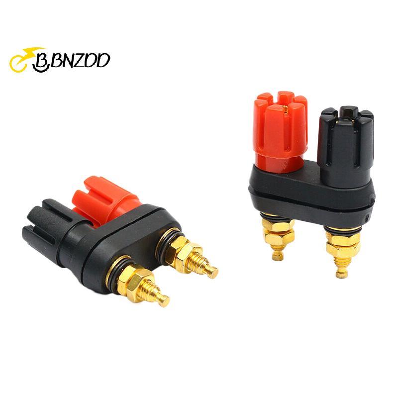 [BBNZDD] Loa Banana Plug Terminal Connector Banana Soet Dual Female Banana Plug Cho Loa Khuếch Đại D