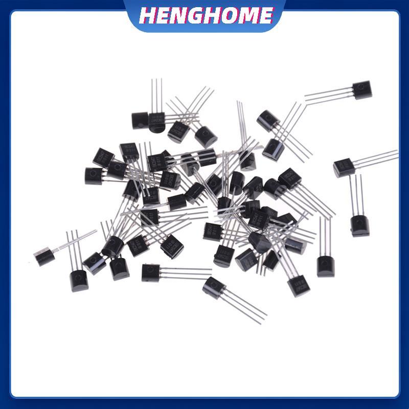 HENGHOME 50 Cái / bộ Transistor NPN BC547 BC547B 0.1A / 45V HENGHOME