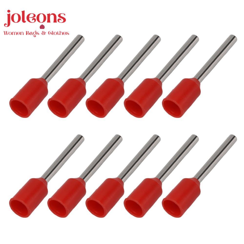 JOLEONS 1000 Chiếc Thiết Bị Đầu Cuối Ferrules Cách Nhiệt, Bộ Đầu Nối Ferrule Dây E0510 / E0512 Màu Đ