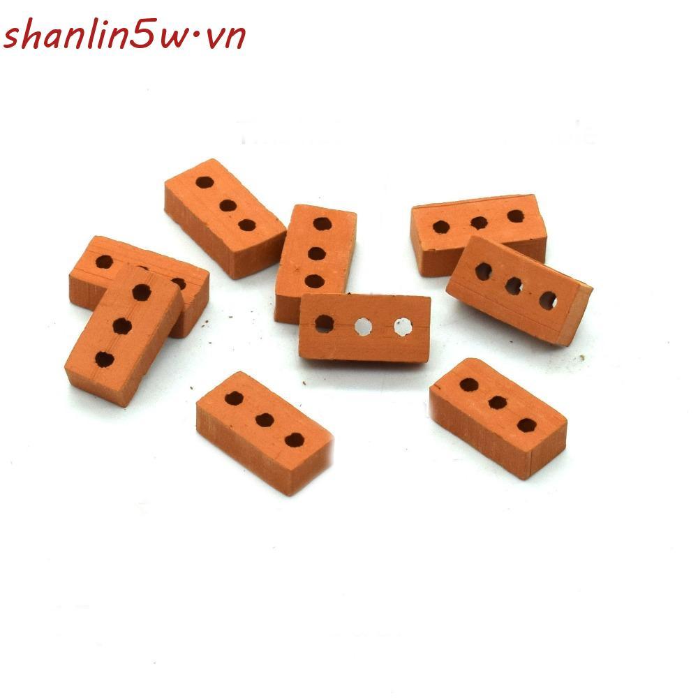 Mô hình gạch mini thật SHANLIN, 1 / 12 1 / 16 Đồ chơi gạch giả DIY nhỏ, Gạch mini tỷ lệ 1 / 12 Gạch 