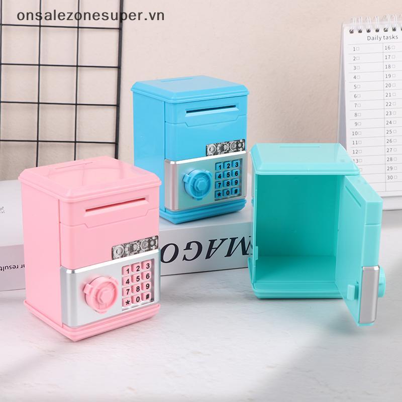 Ons Kids Password Piggy Bank - Hộp đựng tiền xu ATM Mini cho đồ chơi sinh nhật cho trẻ em tại