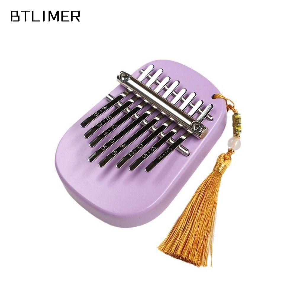 ESSECCOME Mini Thumb Piano, Marimba Musical 8 Key Finger Thumb Piano, Fun Portable Beginners Kalimba