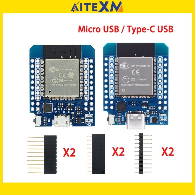 Bảng Mạch Phát Triển Lập Trình D1 mini ESP32 ESP-32 WiFi+ Bluetooth-Compas ESP8266