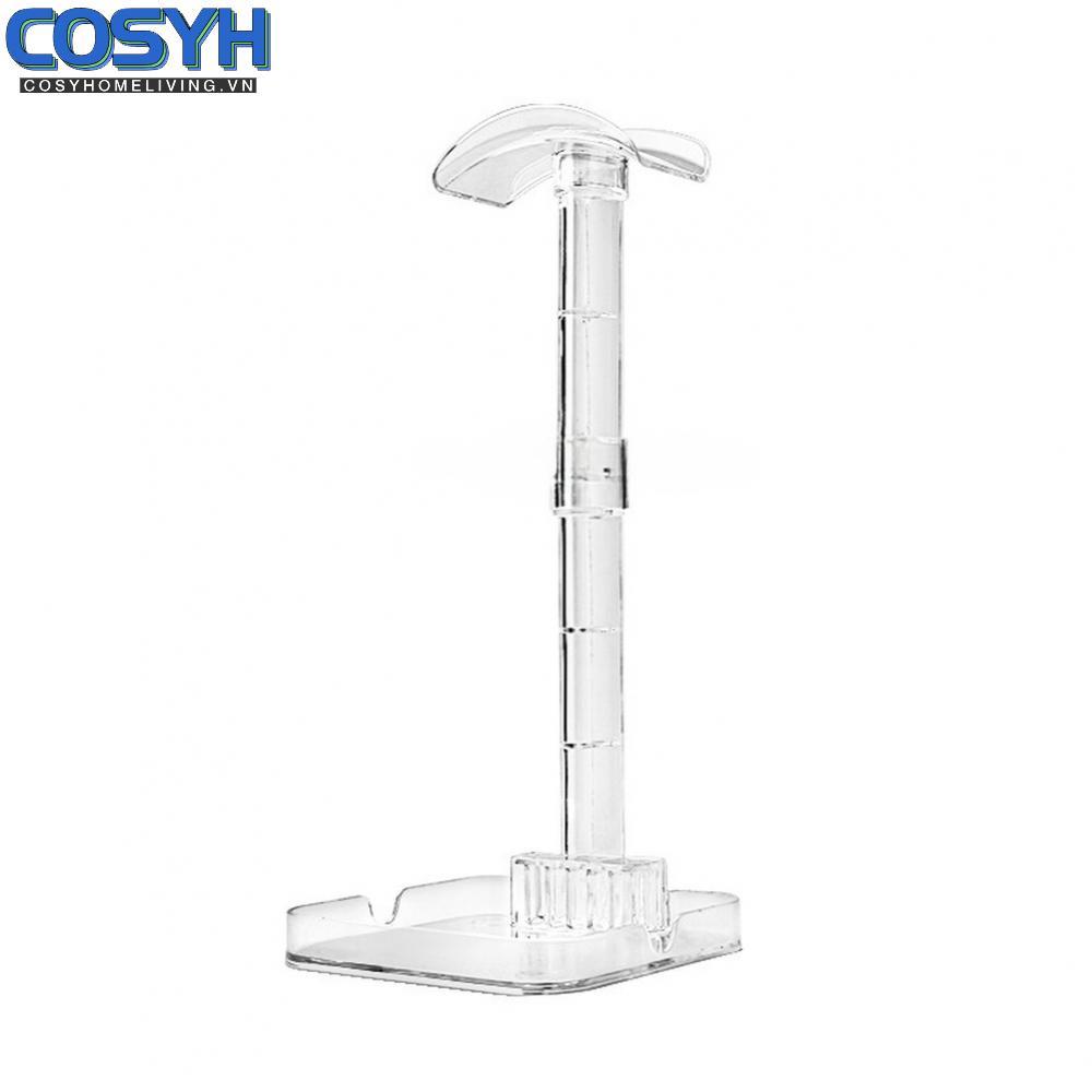 <cosyh>Headphone Stand Ergonomic Curve Compact Portable Stable Placement PS Material
