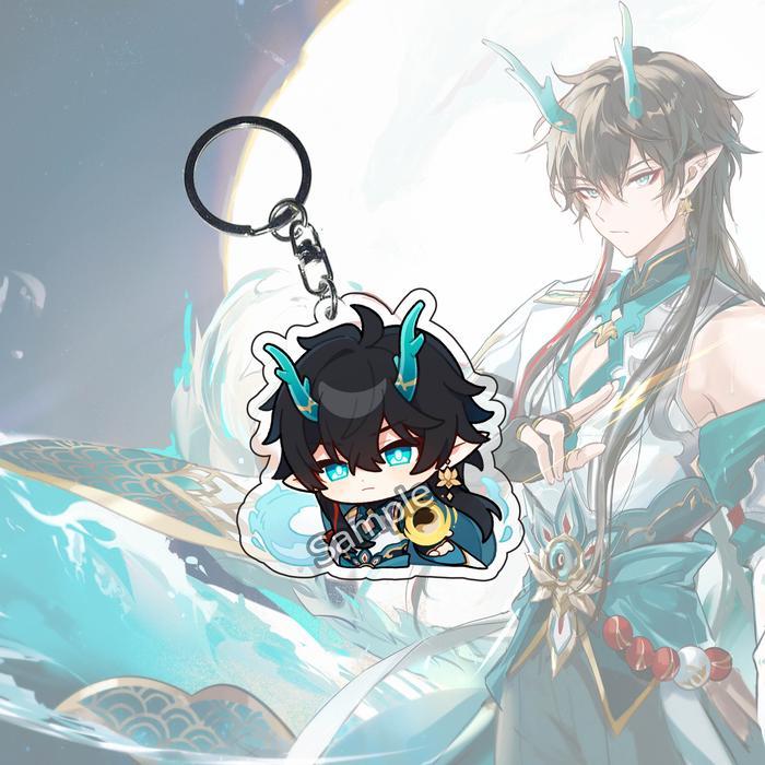 Gantungan Kunci Honkai Star Rail Series Danheng inhibitor lunae - HSR - Danheng 05, Gantungan Kunci