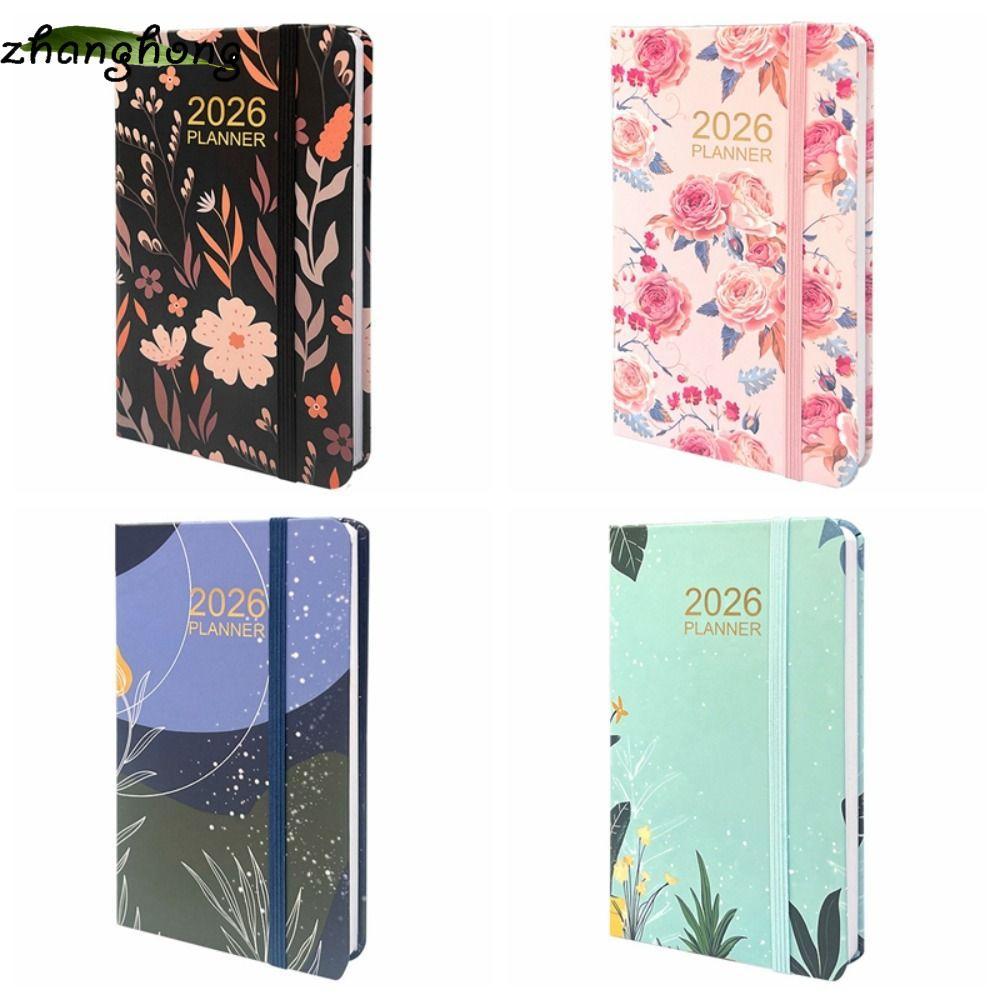 Lịch bỏ túi ZHANGHONG 2026, A6 Kế hoạch bỏ túi hàng tuần và hàng tháng 2026, Sắp xếp lịch trình Jan.