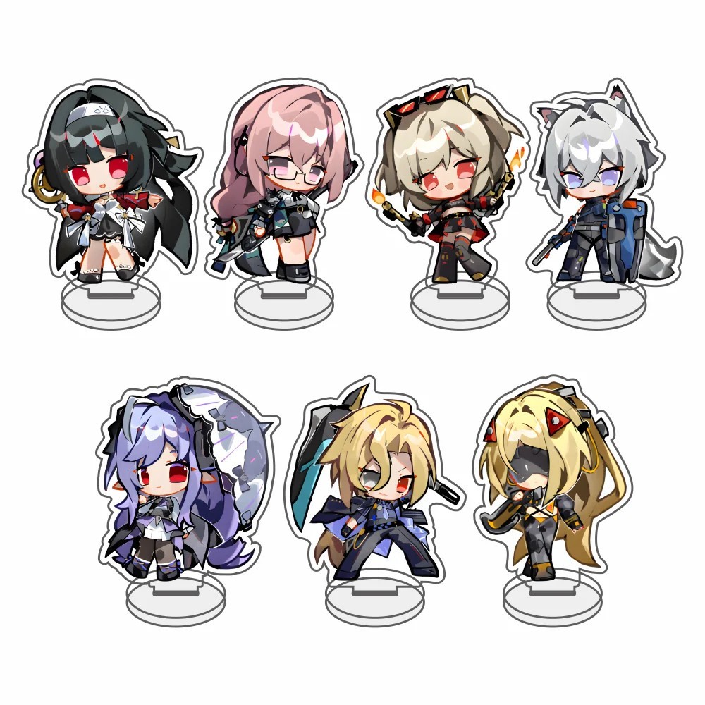 Mô Hình Standee Zenless Zone Zero ZZZ Acrylic Chibi Trang Trí Nicole Demara Billy Kid Von Lycaon Ell