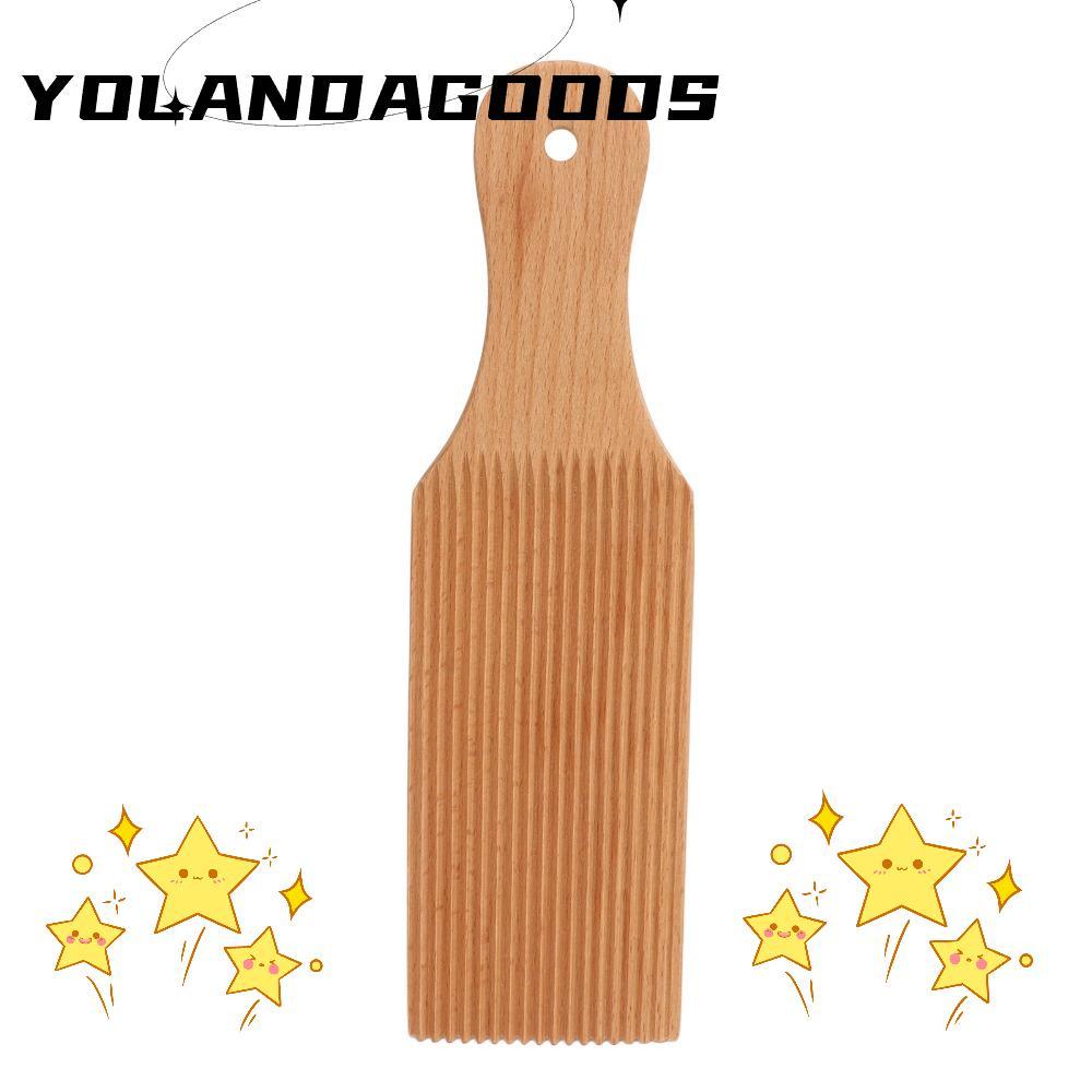 YOLA Gnocchi Board, Gỗ sồi Slanted Board Garganelli Paddle, Tiện ích nhà bếp Chuyên nghiệp Chống mài