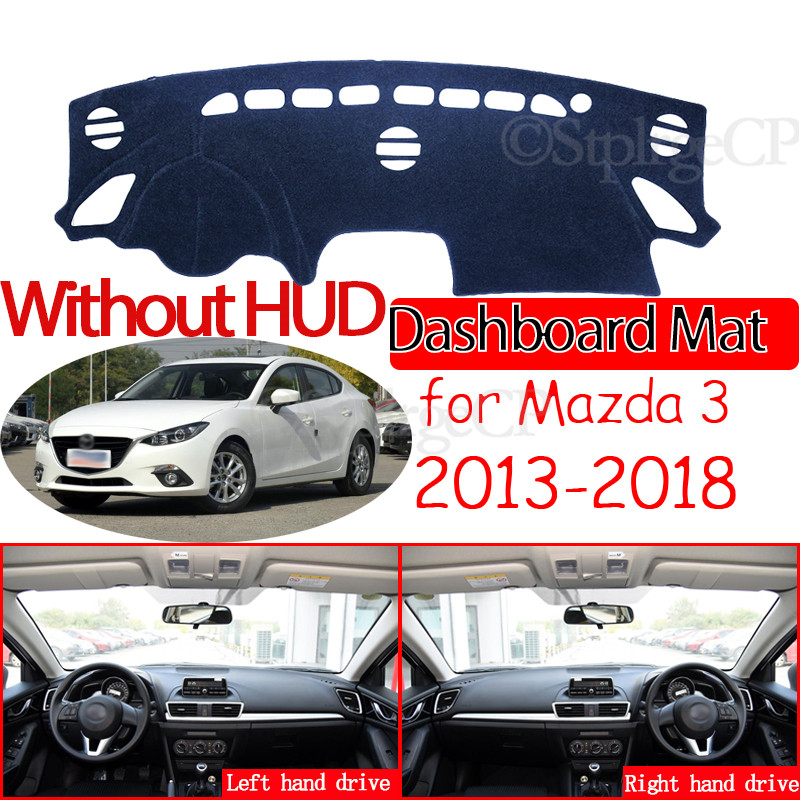 Thảm chống trượt Bảng điều khiển Tấm che nắng Dashmat Phụ kiện ô tô Mazda3 2015 2016 2017 cho Mazda 