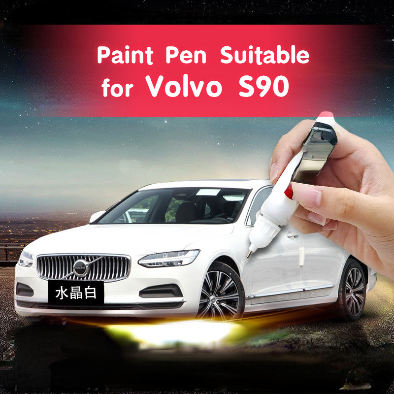 Bút Sơn Thích Hợp Cho Volvo S90 Sơn Fixer Pha Lê Trắng Nguyên Bản Xe Ô Tô Đặc Biệt Sơn Trầy Xước Sửa