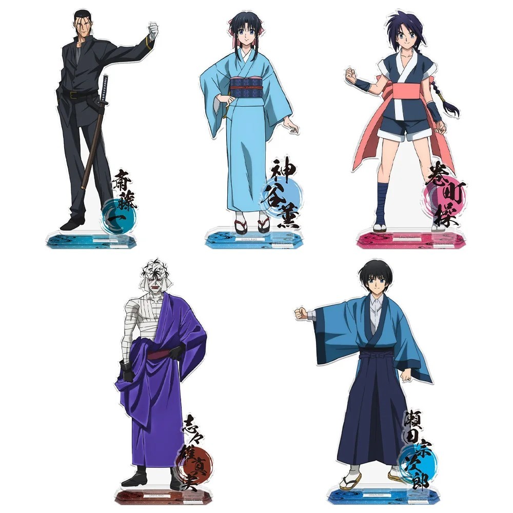 Standee Anime Rurouni Kenshin Lãng Khách Kenshin Mô Hình Acrylic Nhân Vật Himura Kenshin Shishio Mak