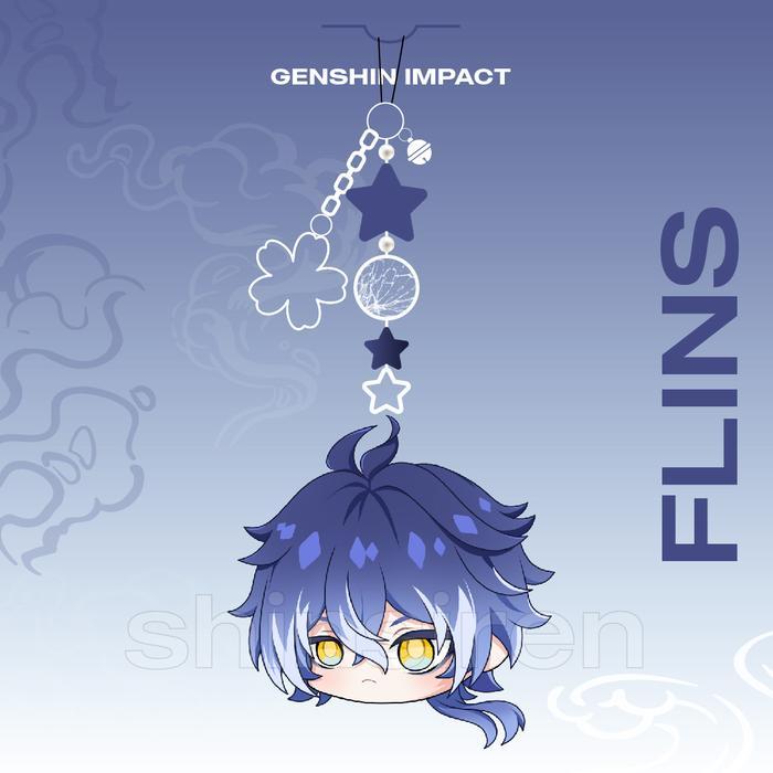 Genshin Impact - CHARM PHONE STRAP FLINS ART by shinsiren