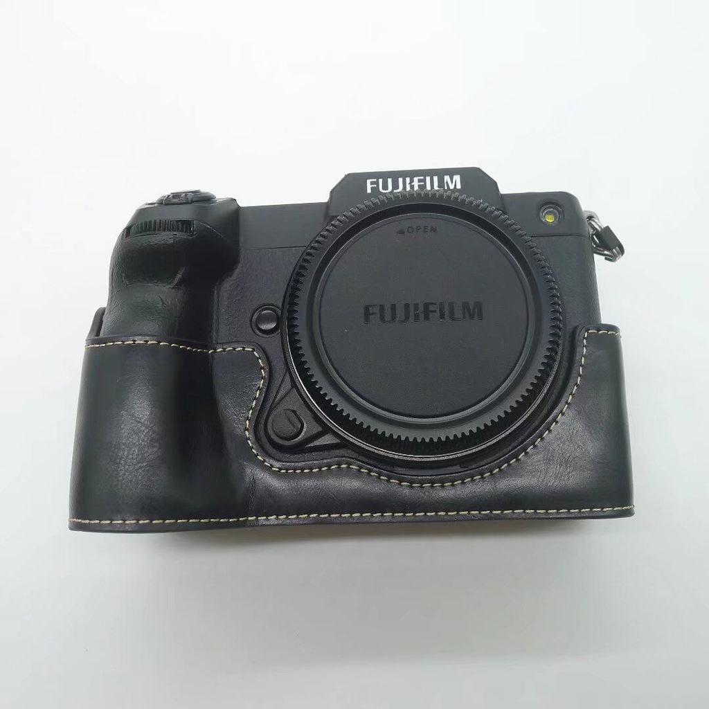 Thích hợp cho Fuji GFX100S / 50S II Bao Da Đế GFX50SII GFX100S Bảo Vệ Nửa Nắp Camera