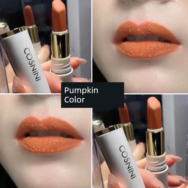 Son Môi Màu Bí Ngô Màu Vàng Vỏ Trắng Bưởi Màu Cam Bẩn Màu Cam Màu Cam Dòng Không Phai Màu Matte Khôn