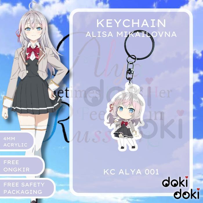 GANTUNGAN KUNCI KEYCHAIN ANIME ALYA ALISA MIKHAILOVNA TOKIDOKI BOSOTTO ROSHIDERE - KC ALYA 001