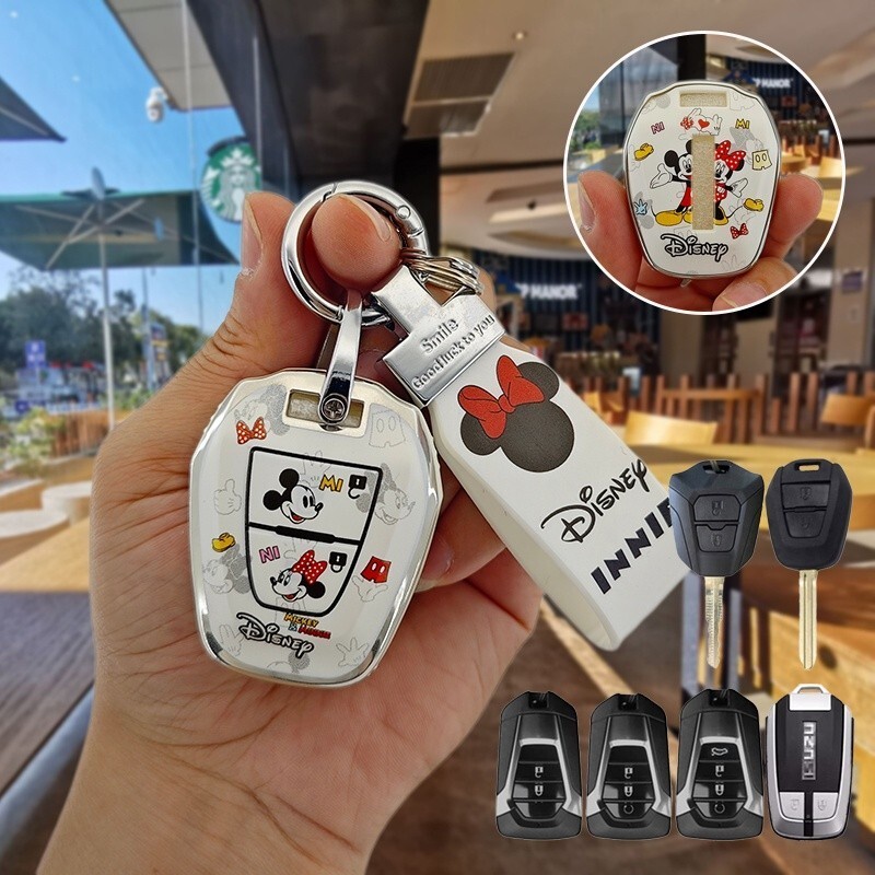 Isuzu Chìa Khóa Isuzu D-max MU-X dmax MUX 2022-2025 Mu-7 Tia Lửa Xe Điều Khiển Từ Xa Chìa Khóa Ốp Lư