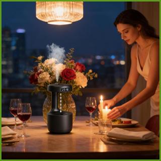 Máy tạo độ ẩm phun sương mát 800ml Máy tạo độ ẩm không khí khuếch tán sương mù mát mẻ có đèn ngủ cho máy tính để bàn văn phòng tại nhà greiwe2vn