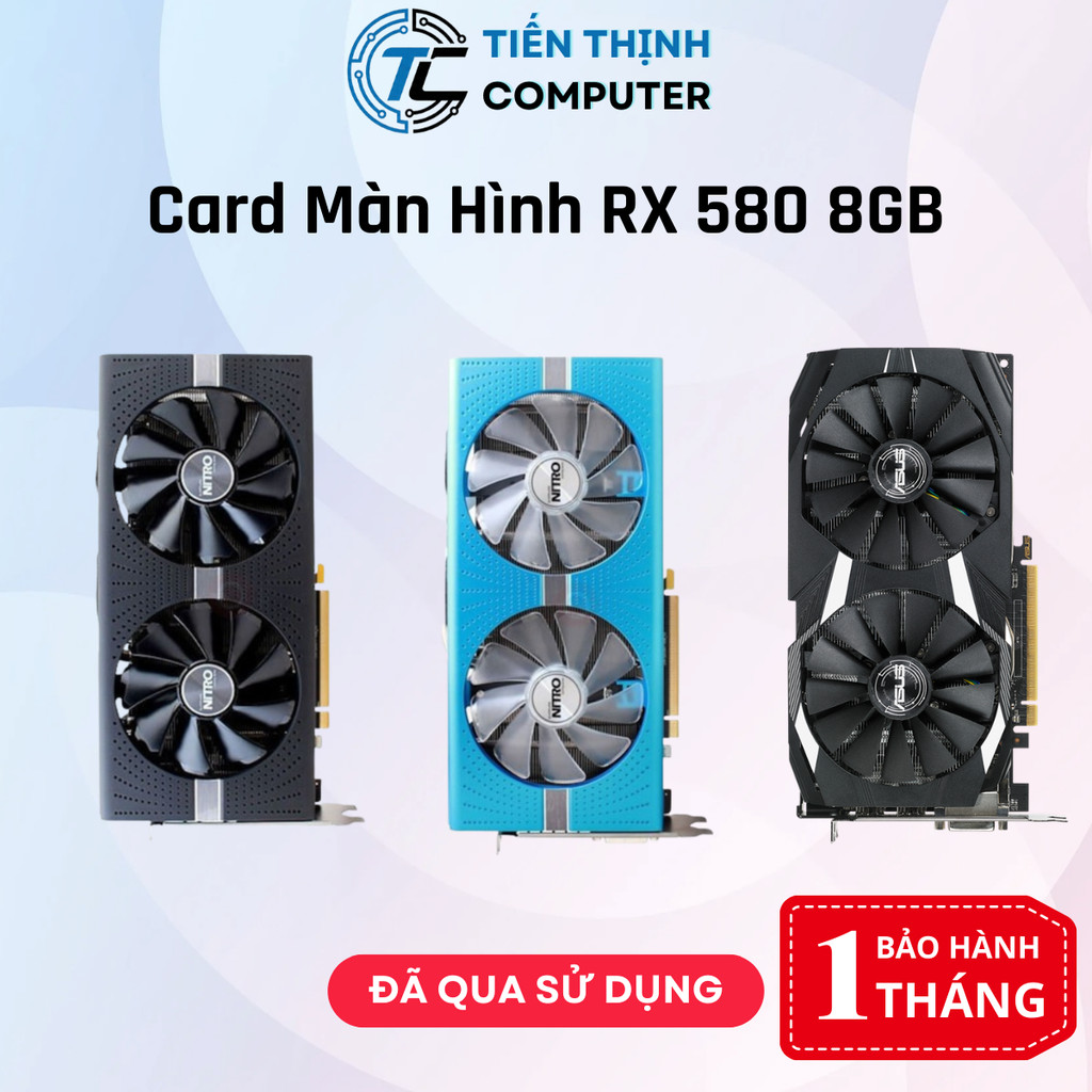 Card màn hình  RX 560 Rx 560 4g rx580 rx 580 8g rx588 8GB