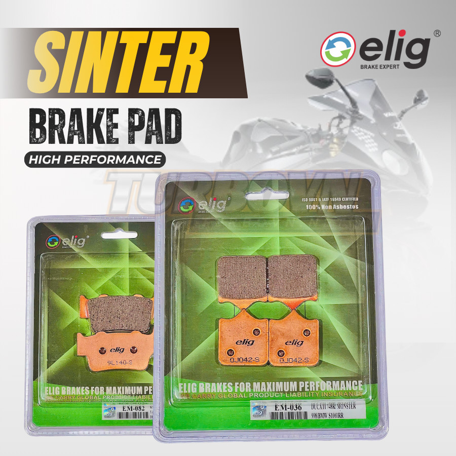 BỐ THẮNG ELIG SINTER BMW S1000RR 2009-2014 ( S-082, T-036 )