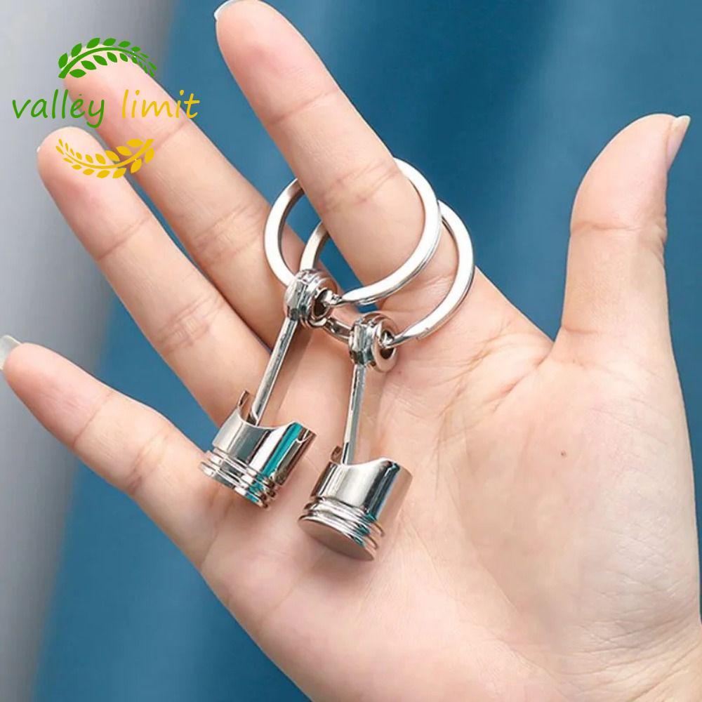 VALLEY LIMIT Piston Model Keyring, Phụ kiện ô tô Hợp kim Động cơ ô tô Móc khóa Piston, Móc khóa Mini