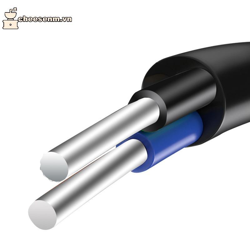 Cheenm 0.8 / 1M Cáp USB Dây Sạc Lỗ Đồng Phù Hợp Với 5V Đèn Pin Máy Cạo Râu Tóc Dây Đơn Lỗ 1.5 1.8 2.