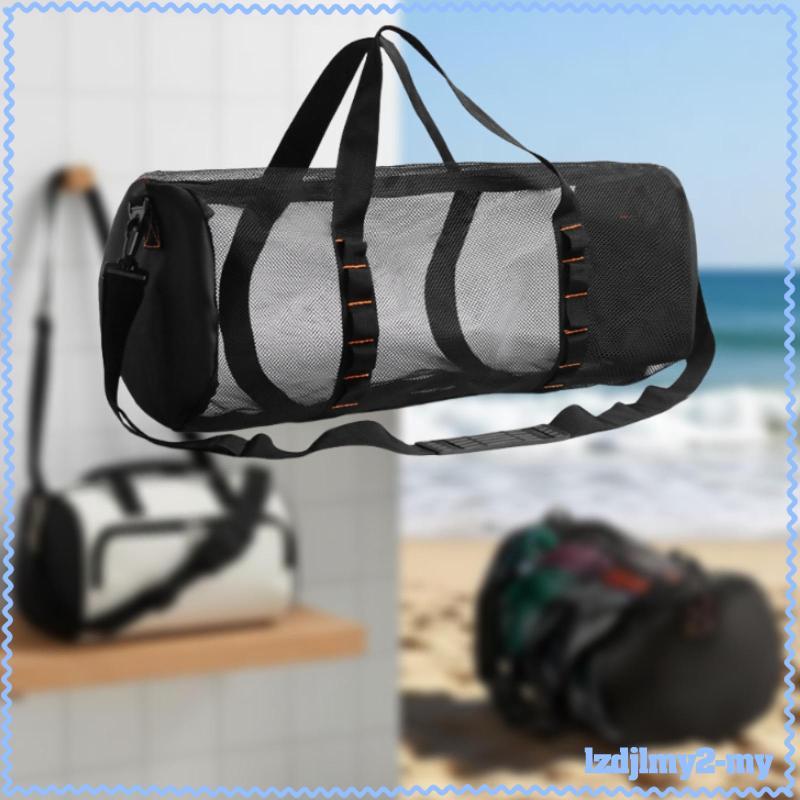 [Jfory] Túi đi biển lưới cực lớn, chống nước, Túi đeo vai để bơi lội và lặn biển