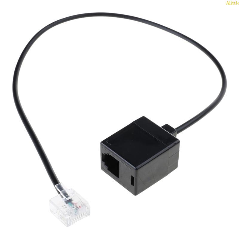 RJ45 to RJ11 Converter Cable for Landline Connection RJ45 8P8C to RJ11 6P6C Cord