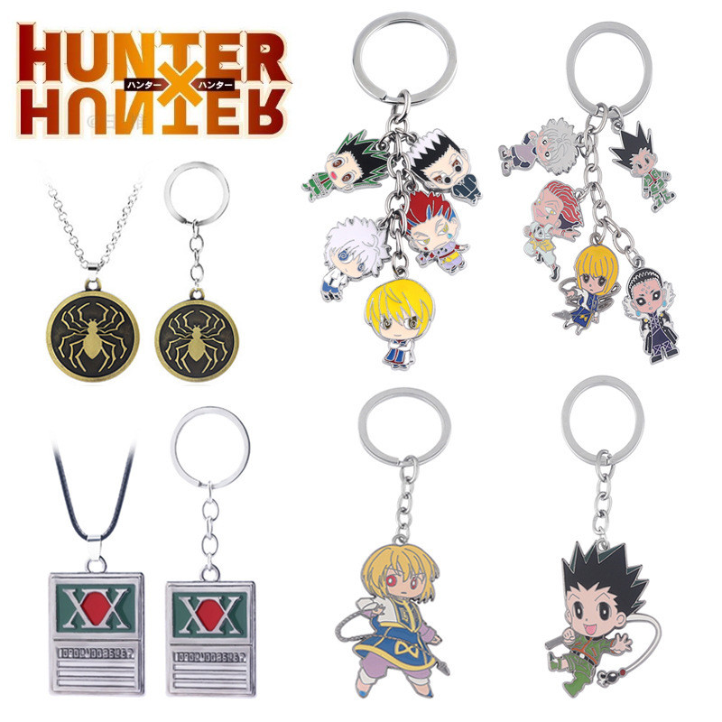 Anime Ẩn Lãng Mạn Anime Hàng Hóa HUNTER x HUNTER Full-Time Hunter Móc Khóa Xiaojie Kurapika Vòng Cổ 
