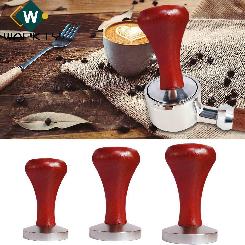 WAPKTY 51mm / 53mm / 58mm cho cà phê và Espresso Home Mat Bột Búa ép áp lực Tamper