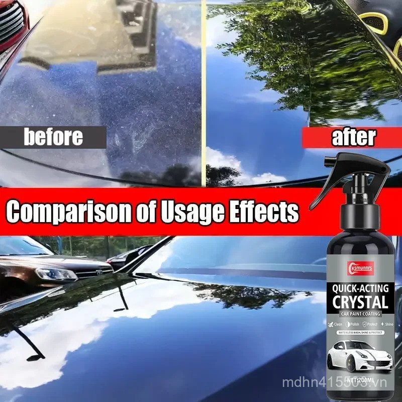 Xịt sơn phủ ô tô bằng gốm Nano Ultimate - Bảo vệ kính kỵ nước Xịt bảo vệ sơn ô tô tối ưu 0ETE