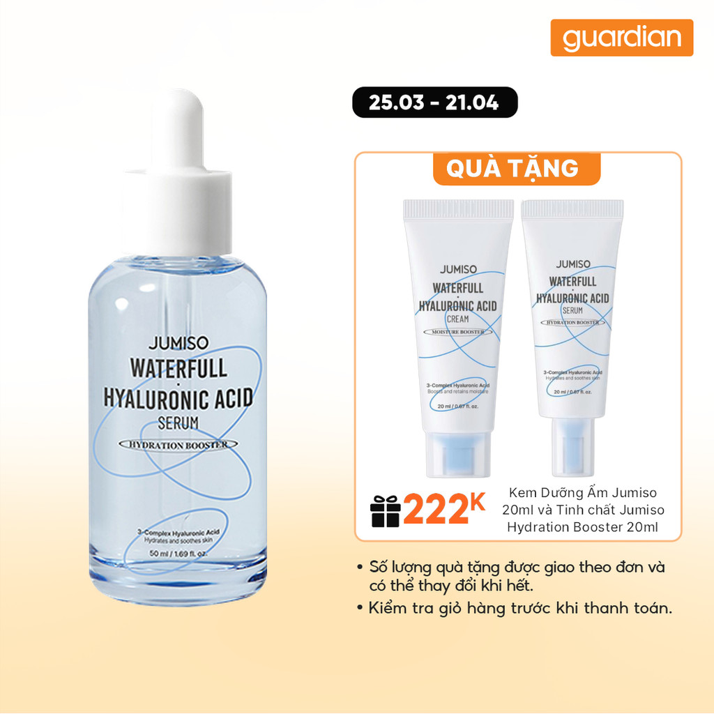 Tinh Chất Giúp Cấp Nước Dưỡng Ẩm Jumiso Waterfull Hyaluronic Acid Serum 50Ml