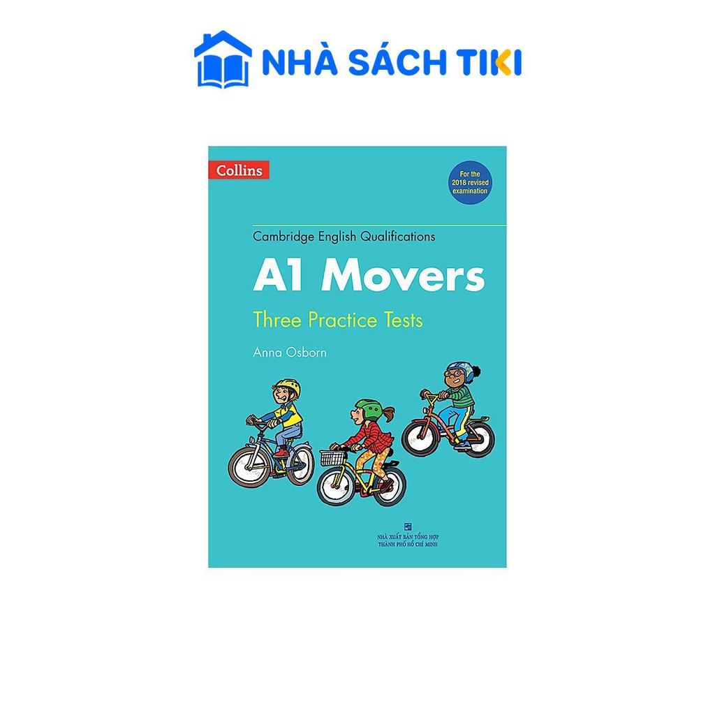 Sách Collins A1 Movers - Tree Practice Tests - Kèm 1 MP3 (Format 2018) - Nhân Trí Việt