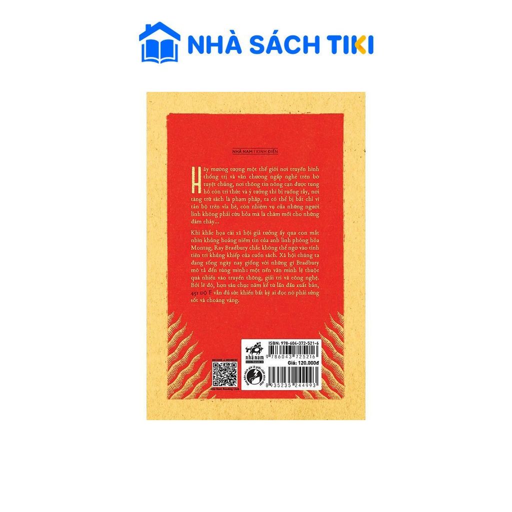 Sách 451 Độ F - Tái Bản 2025 - Nhã Nam