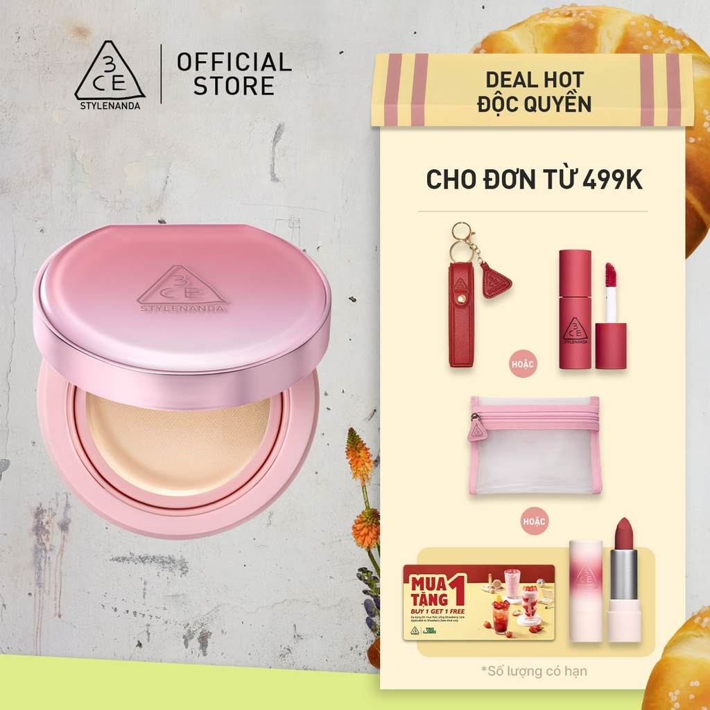 Phấn Nước Trang Điểm 3CE Fitting Mesh Cushion