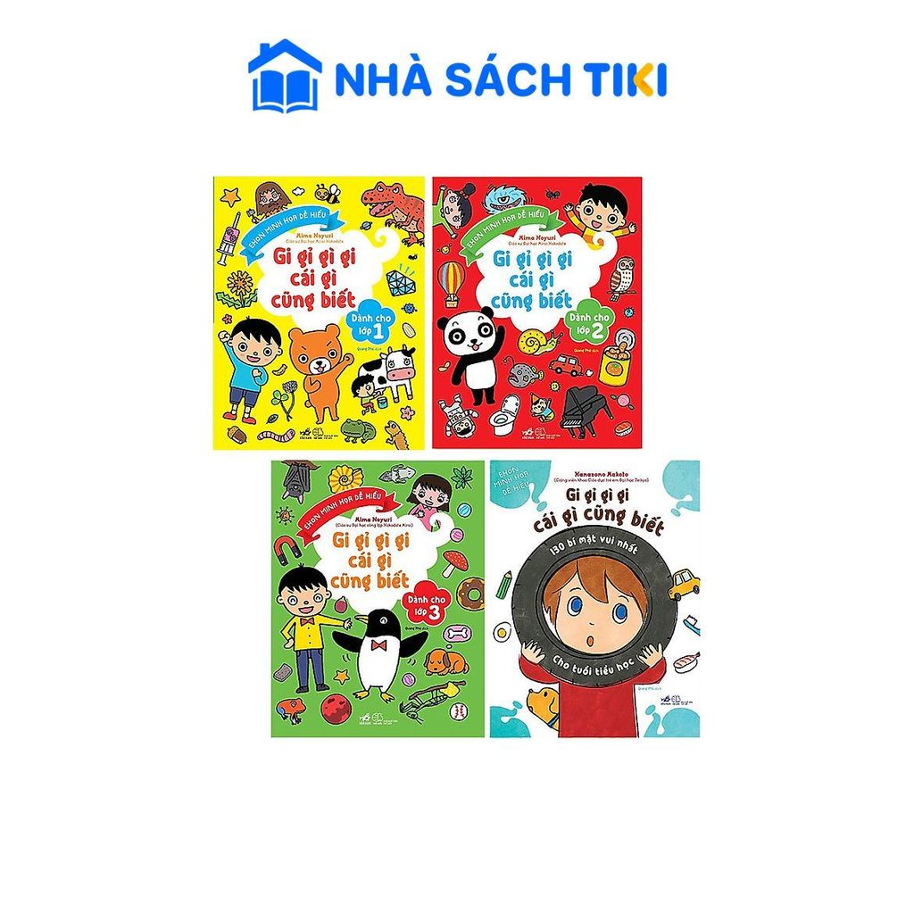 Combo Gi gỉ gì gi cái gì cũng biết (4 cuốn)