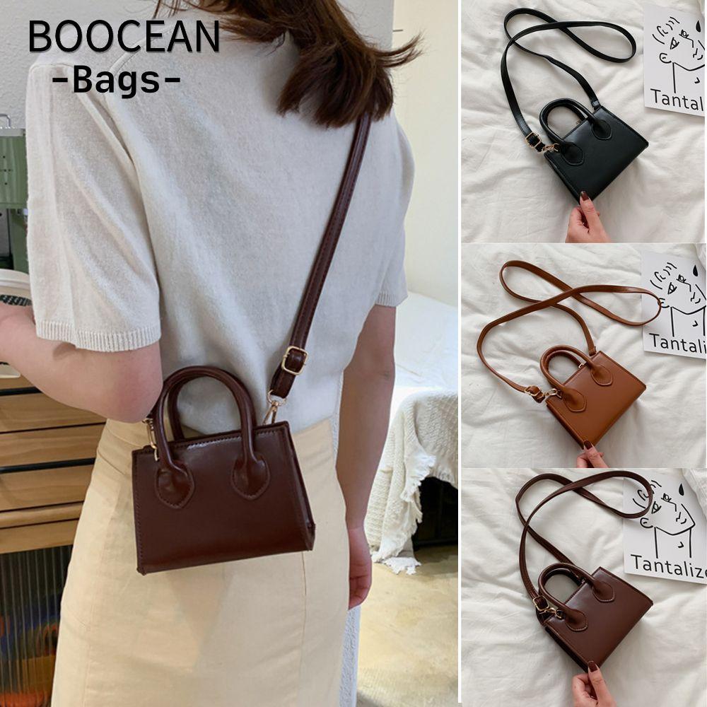Túi xách BOOCEAN Nữ Túi vuông Ví đựng tiền xu Túi Messenger