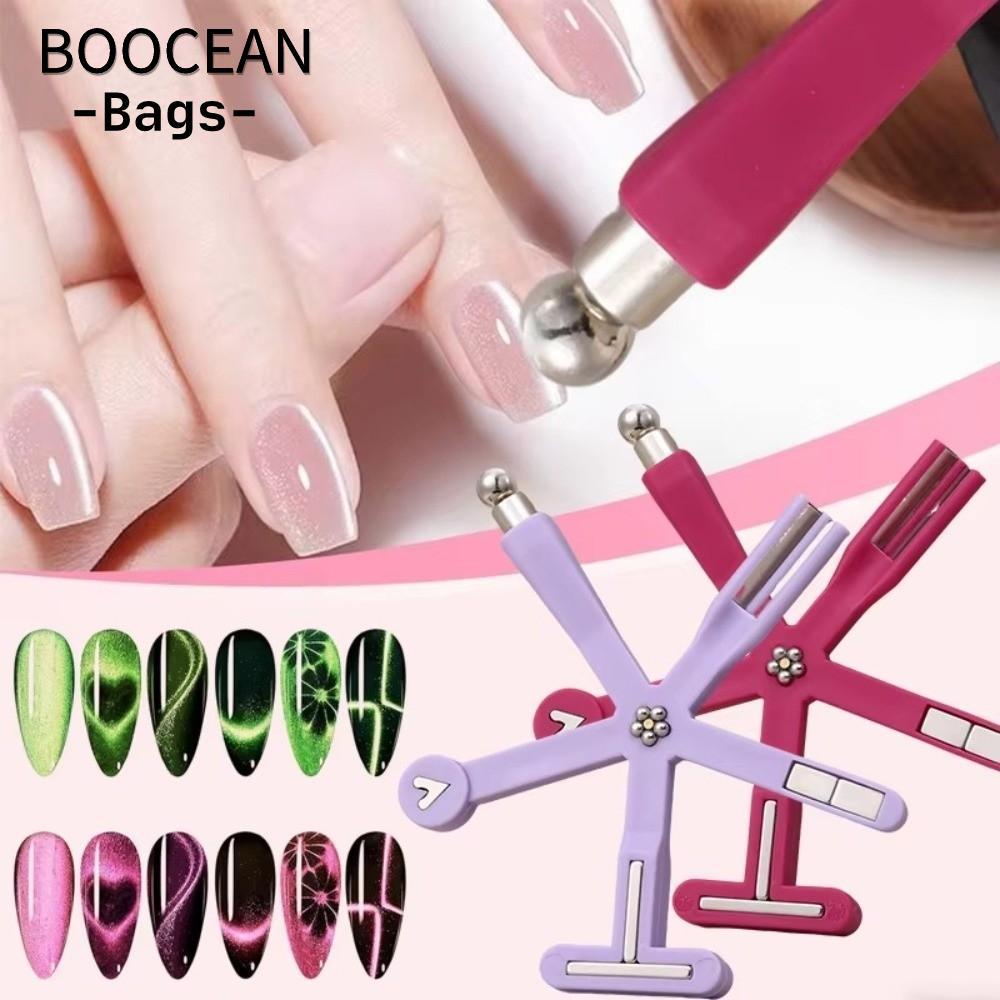 BOOCEAN Cat Eye Nail Art Stick, Love 8 trong 1 Cat Eye Magnetic Nail Art Tool, Starfish Moon Daisy D