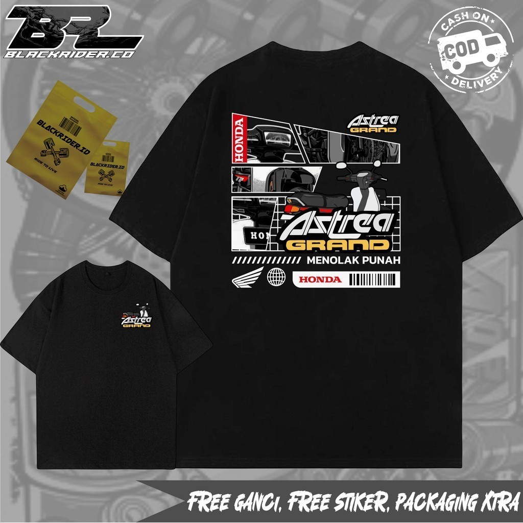 Áo thun xe máy Áo thun Astrea Grand Honda Cb Áo thun Jerseys Herex Astrea Grand Plastisol Distro Áo 
