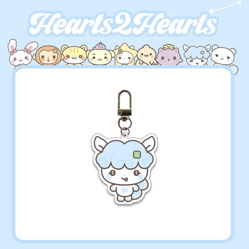 Móc khóa Hearts2Hearts H2H Acrylic Carmen Jiwoo Stella Juun hoạt hình dễ thương in UV sắc nét phụ ki