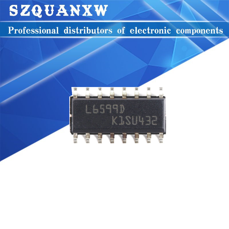 5 Chiếc L6599DTR SOP16 L6599D SOP L6599 SMD L6599AD SOP-16 L6598D L6598 L6566B L6566 L6566BTR L6386D
